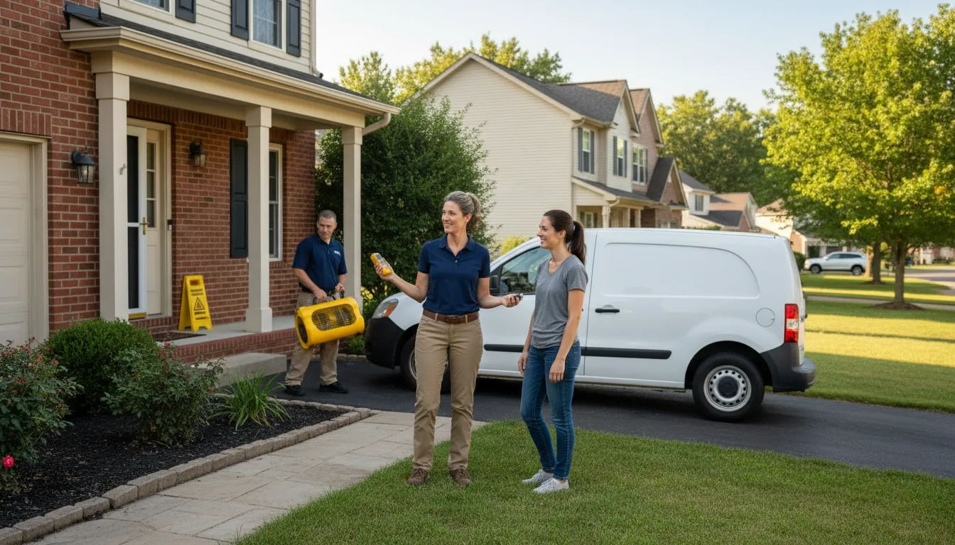 Residential water damage restoration in Supai, AZ